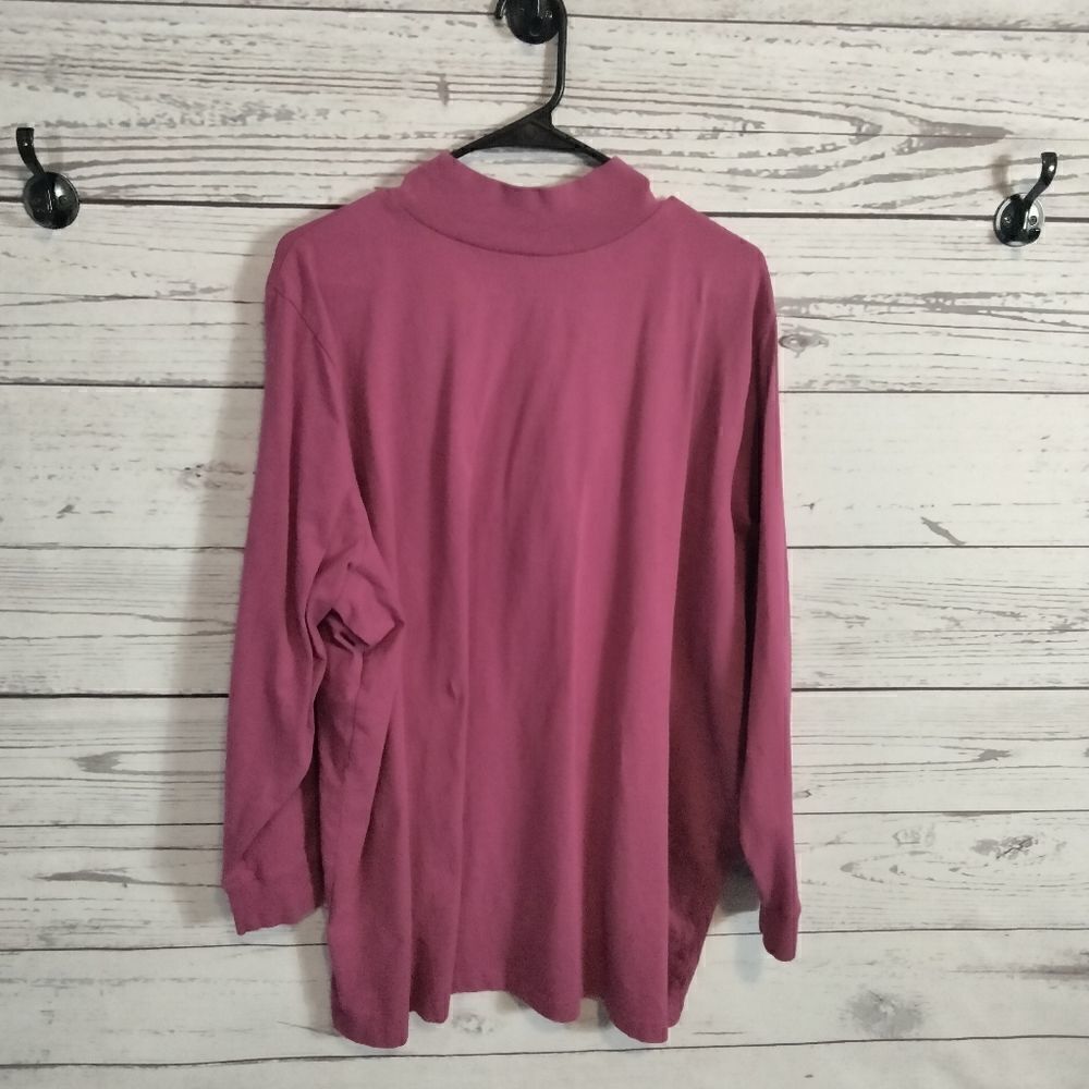 "All American Comfort" woman's long sleeve shirt - Picture 3 of 6